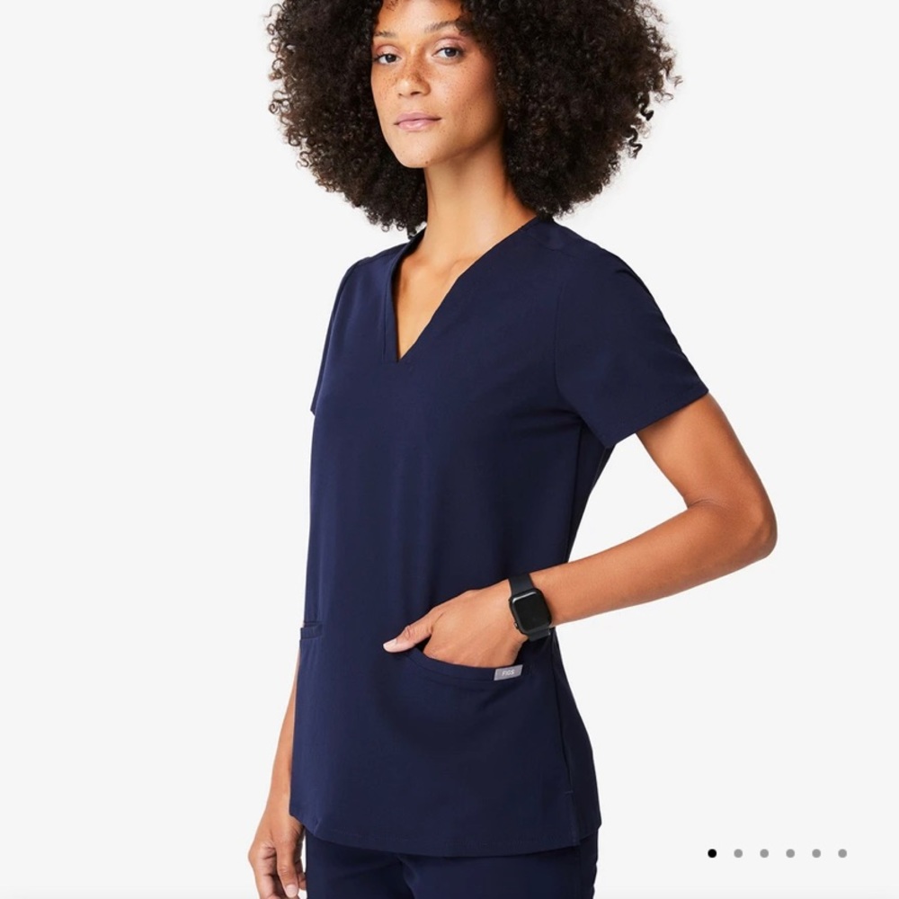 Figs Casma Scrub Top